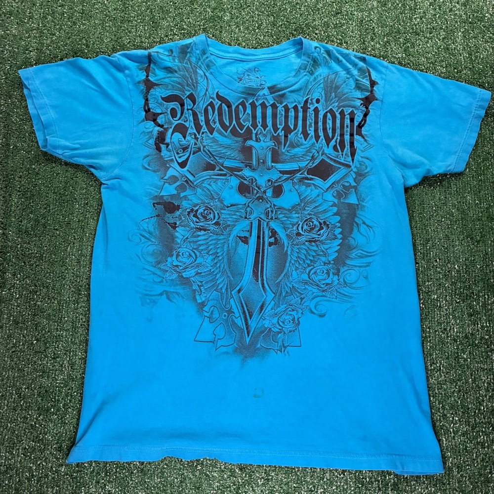 Y2K Chemistry Redemption Cross Graphic T-shirt